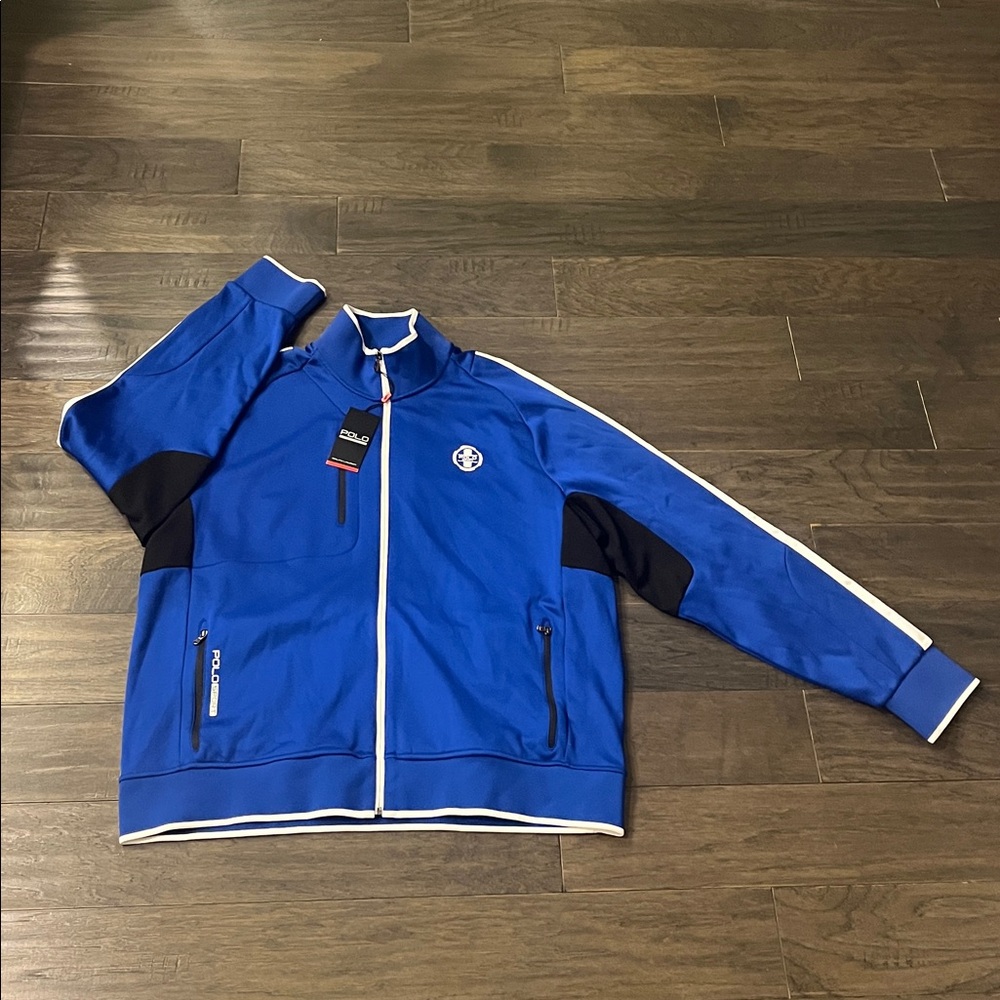 Polo Sport Ralph Lauren Performance Track Jacket Blue new Mens Size XXL